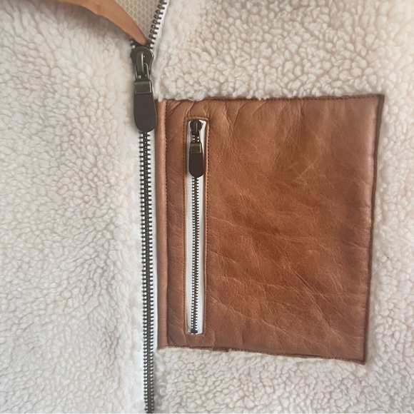 Orvis Men’s Fleece and Leather Trim Vest Size XXL - Picture 3 of 5